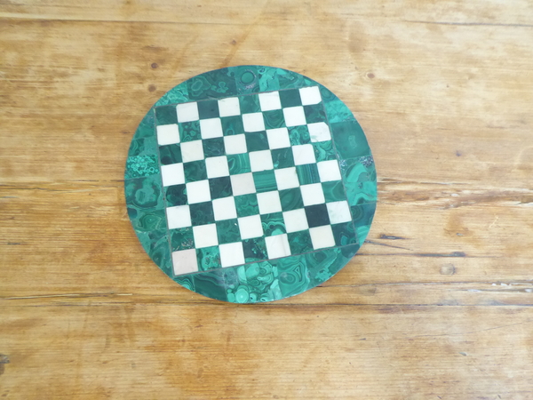 Marble and Malachite Chess Board