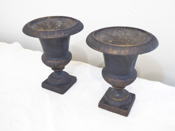 Small French Iron Planters