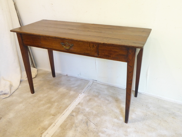 Antique French Elmwood Console