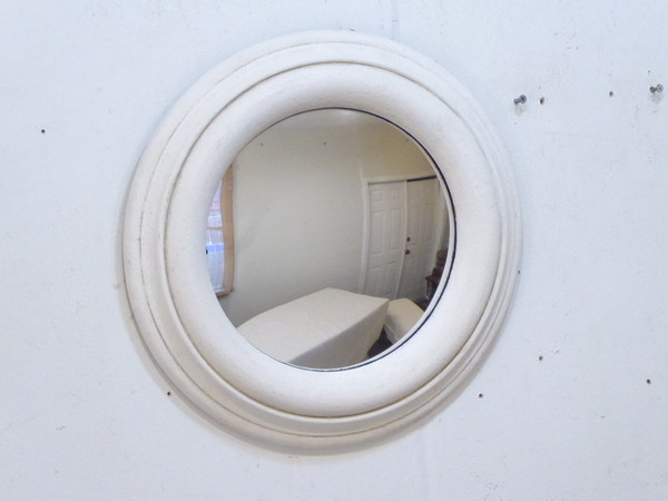 Whitewashed Convex Mirror