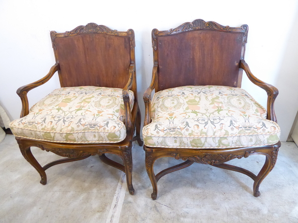 Louis XV Style Fauteuils