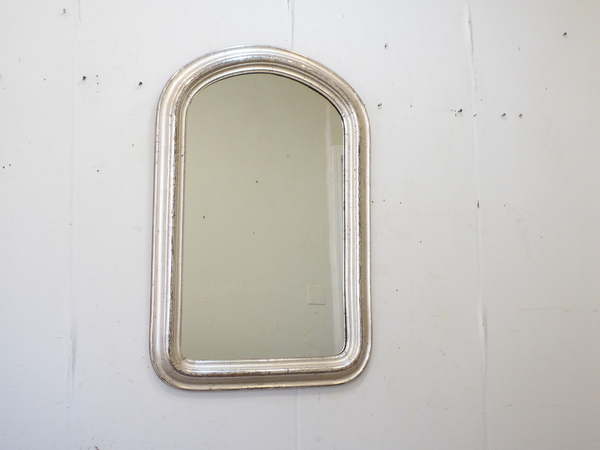 Curved Corner Silver Mirror