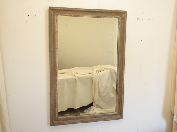 Modernist Weathered Finish Mirror