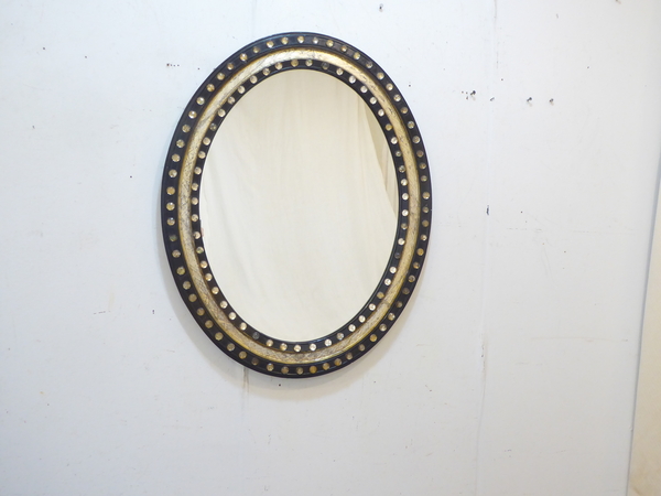 English Regency Oval Mirror