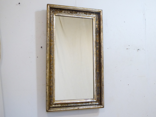 Mirror with Fortuny Style Stenciled Design