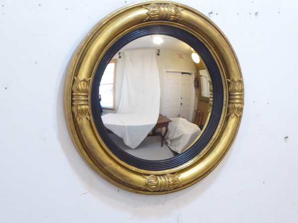 Giltwood Convex Mirror