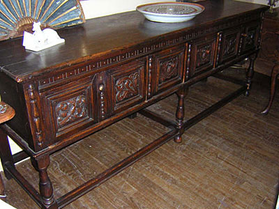 19th century English oak server