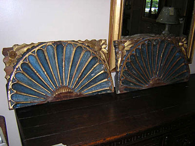 pair of 18th century Italian carvings
