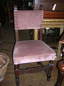19th century Italian renaissance style side chair