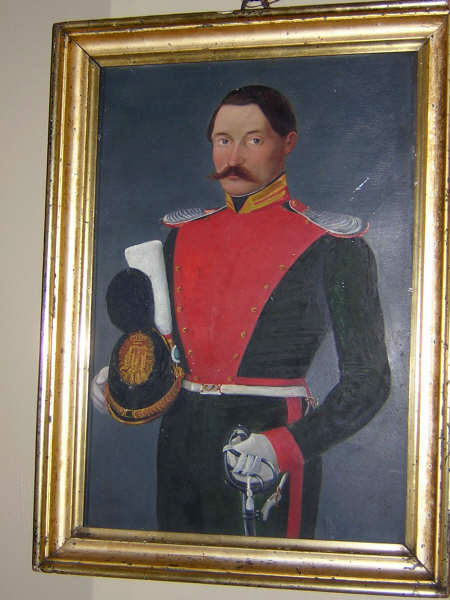 19th century continental painting on tin