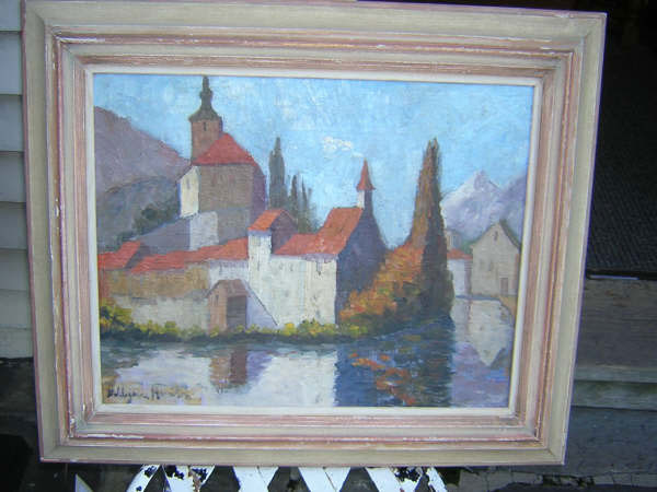 American oil on canvas