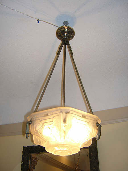 Art Deco period French Pendant Light