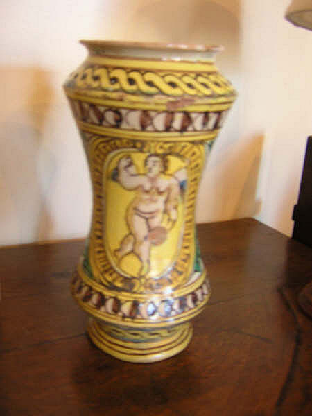17th Century Italian Majolica Alberello