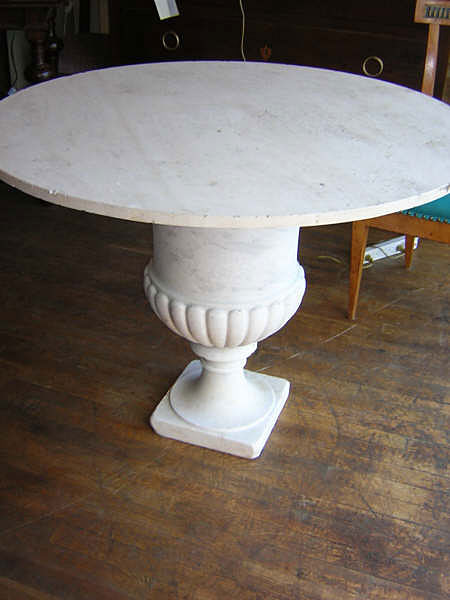 9th Century French Marble Garden Urn