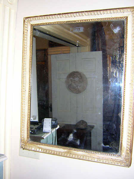 18th Century French Wood Frame Mirror