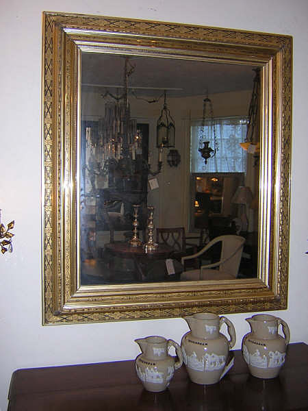 20th century Spanish Style Giltwood Frame Mirror