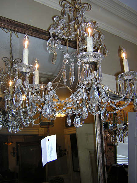 20th Century Italian Maria Theresa Style Six Arm Chandelier
