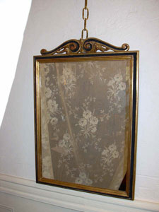New production Italian wood frame mirror
