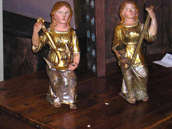 18th Century Italian Carved Wood Angels