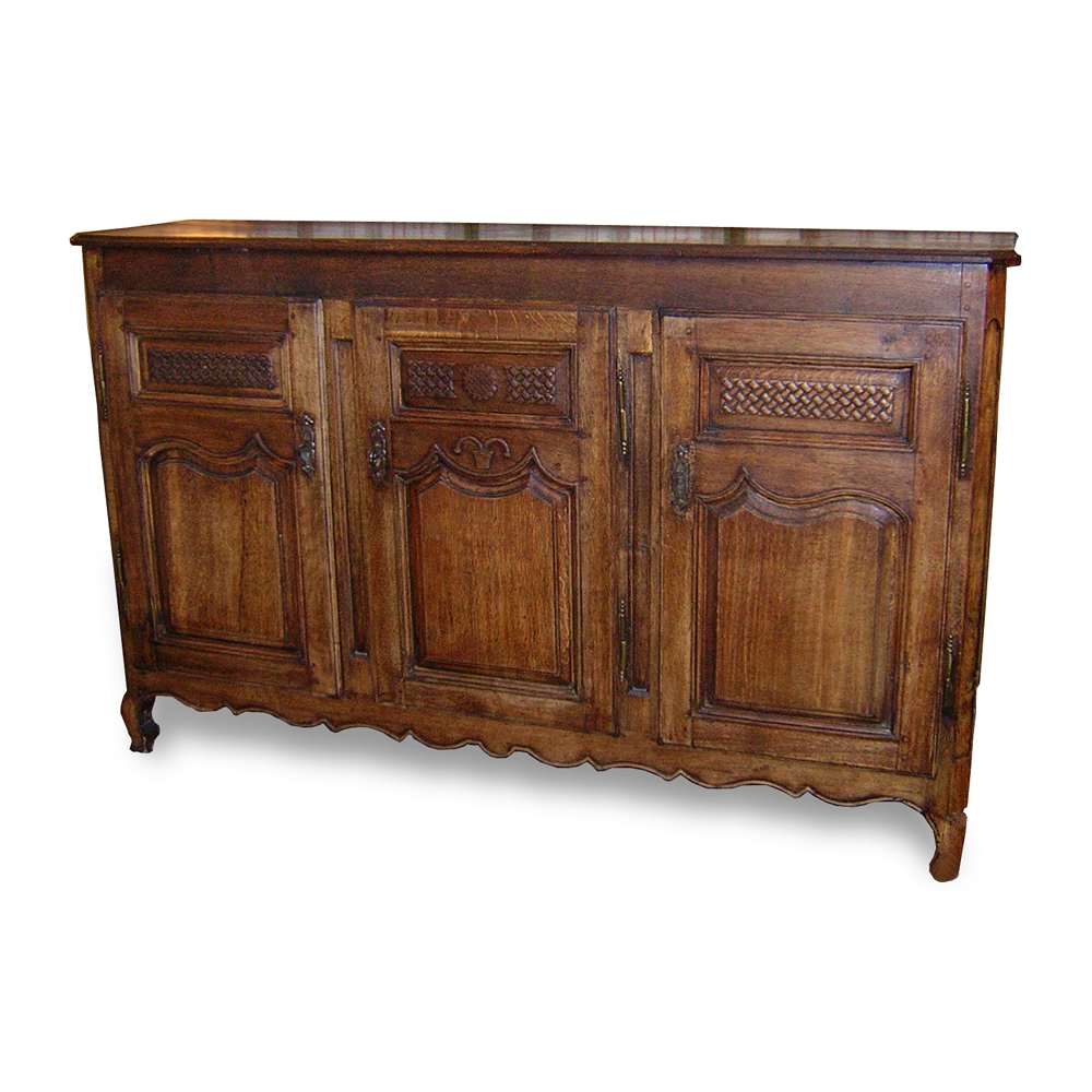 18th Century French Oak Three Door Enfilade
