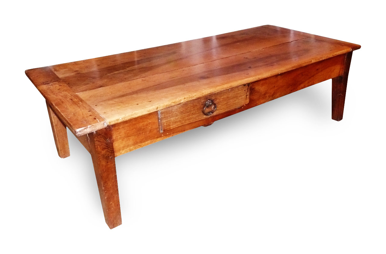 19th Century French Walnut Low Table