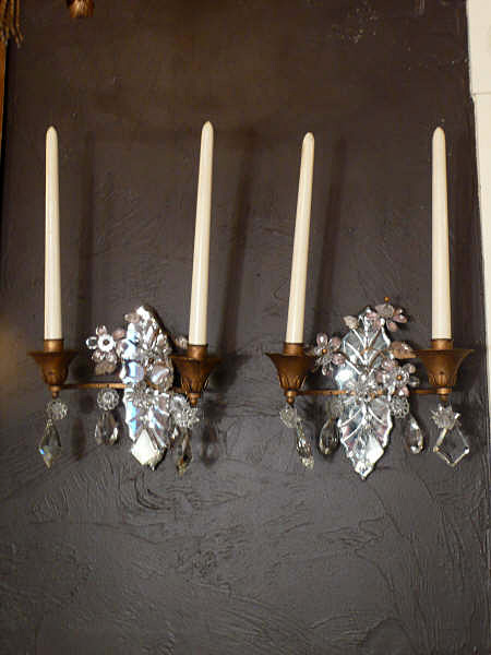 20th century Bagues Style Sconces
