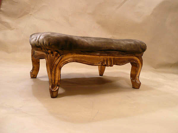 19th Century French Giltwood Tabouret