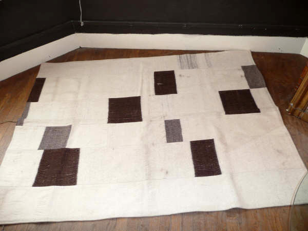 Turkish Natural Wool Kilim Style Carpet