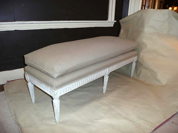 20th Century French Louis XVI Style Bench