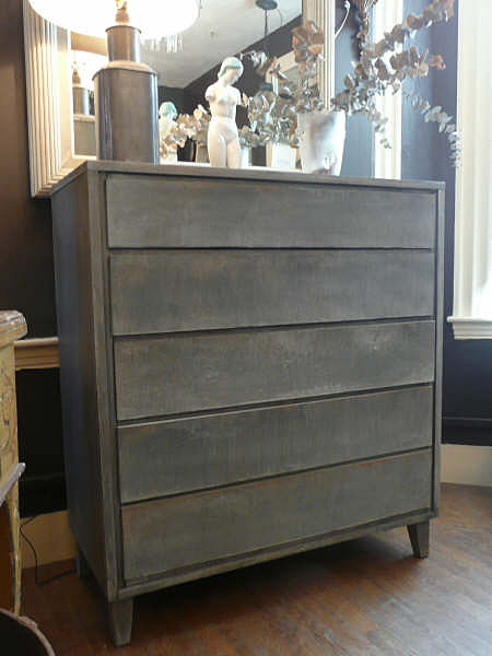 1950s Bureau with Zinc Finish