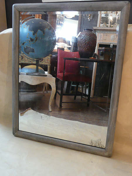 20th Century Zinc Finish Mirror