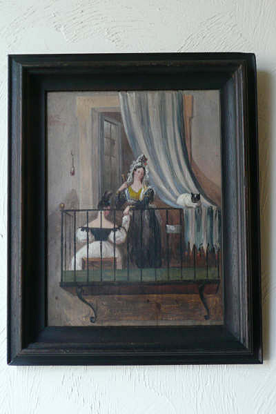 Oil on Canvas Spanish Ladies