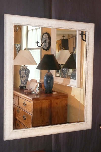 Faux Birch Bark Mirror