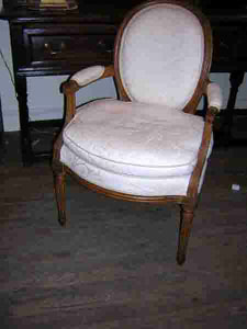 oak fauteuils