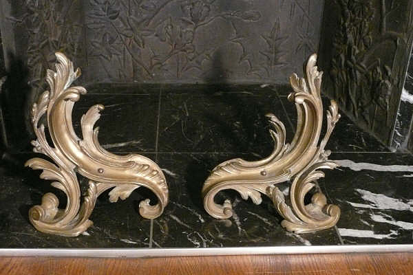 Bronze Chenets