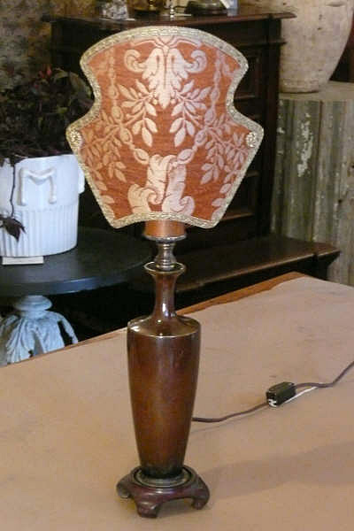 Bronze Lamp With Fortuni Shade