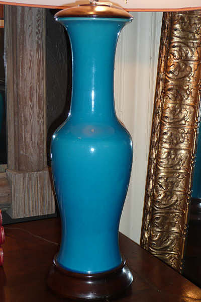 Porcelain Baluster Vase Lamp