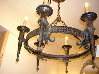 circular form chandelier