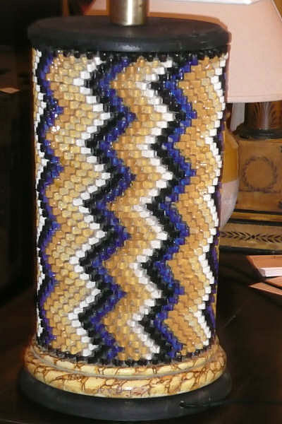 Large Sculptured Ceramic Lamp