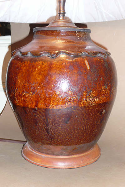Chinese Wine Jar Lamp