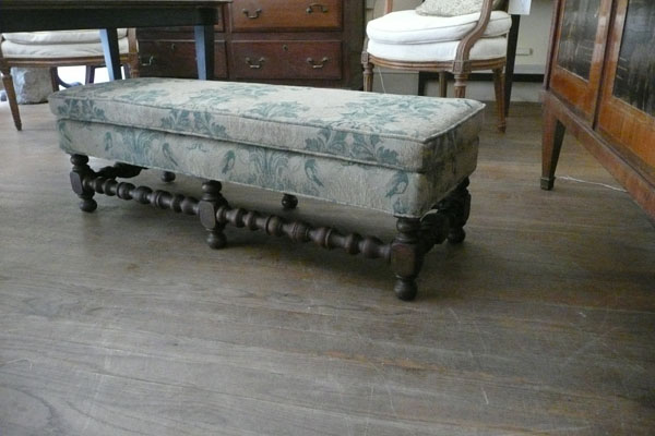 Jacobean Style Long Footrest
