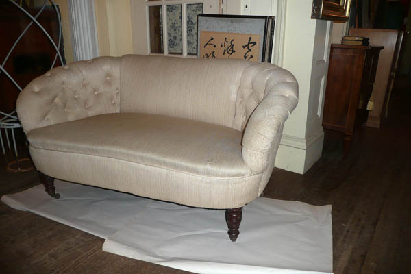 Modern Upholstered Loveseat