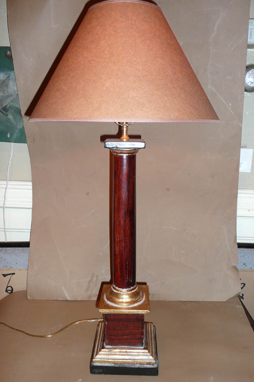 Neoclassical Column Lamp