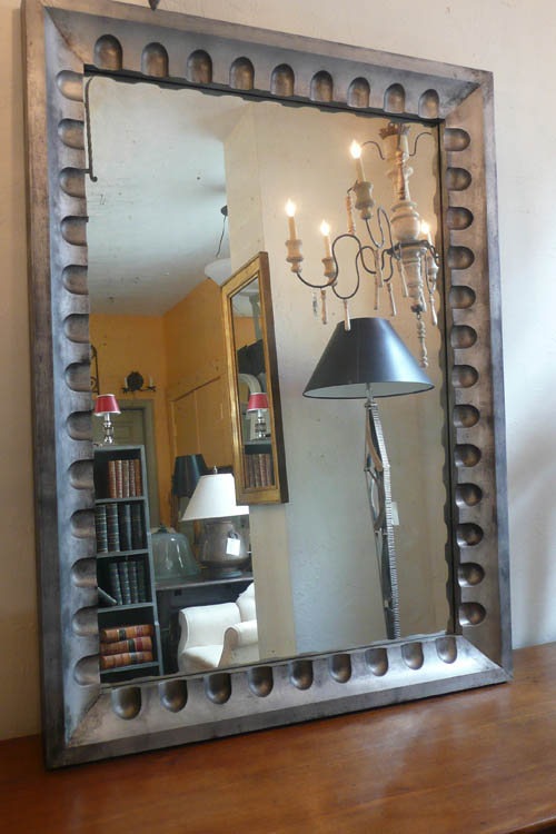 Industrial Design Fluted Mirror